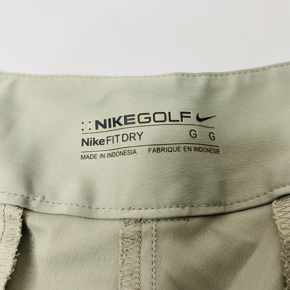 Nike Golf Men's Khaki Straight Leg Flat Front Active Chino Pant Sz L NikeFitDry - Picture 3 of 8